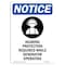 Signmission OSHA, Hearing Protection, 14in X 10in Rigid Plastic, 10" W, 14" H, Portrait, OS-NS-P-1014-V-13430 OS-NS-P-1014-V-13430 - alternate 1